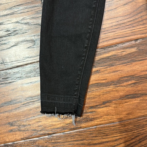 SPANX Vintage Distressed Ankle Skinny Jeans, black, size medium - Picture 2 of 7
